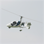 Gyrocopter mid flight